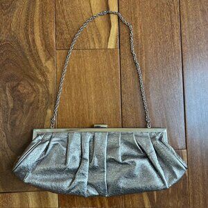 BCBG metallic leather bag